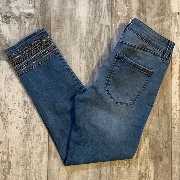 White House Black Market Denim - WHBM The Slim Crop mid rise jeans